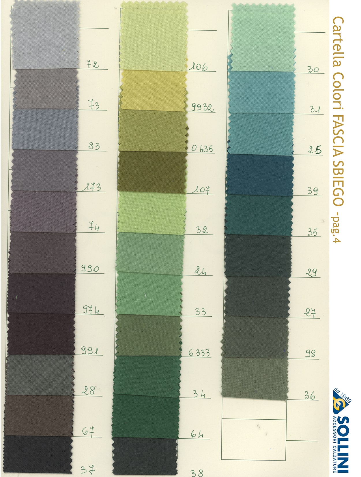 Cartella colori sbiego 4 small